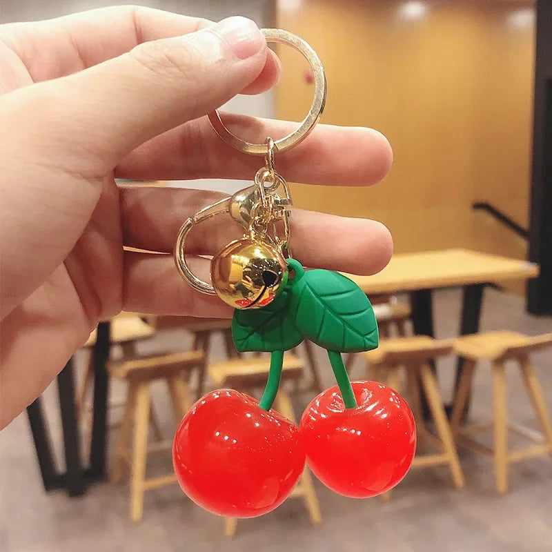 Charm Cereza de Cristal para Bolso – Personalizable