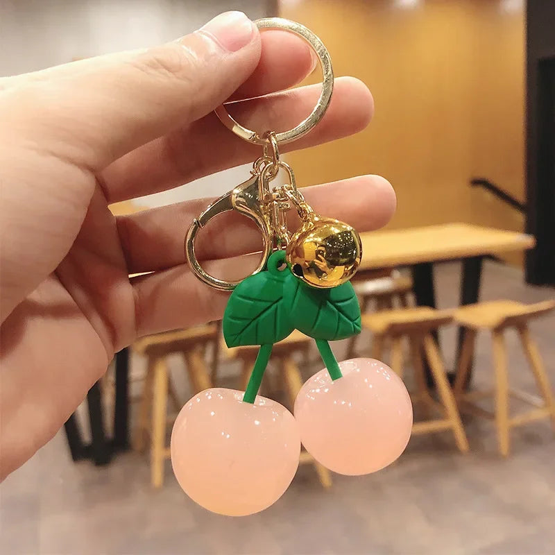 Charm Cereza de Cristal para Bolso – Personalizable